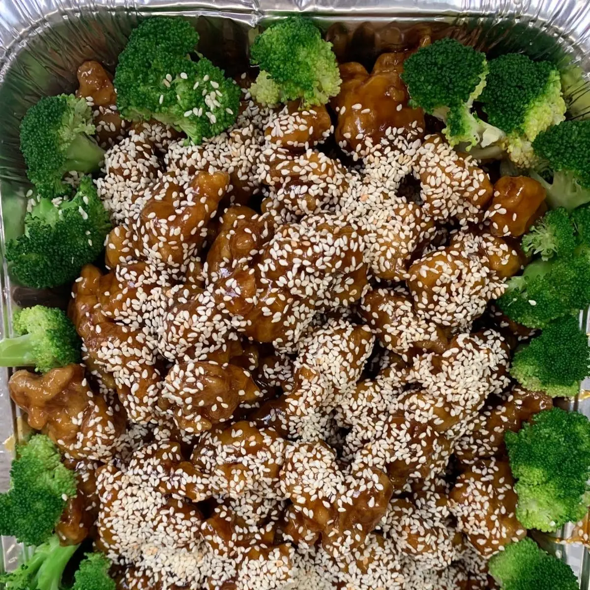 Sesame Chicken Tray