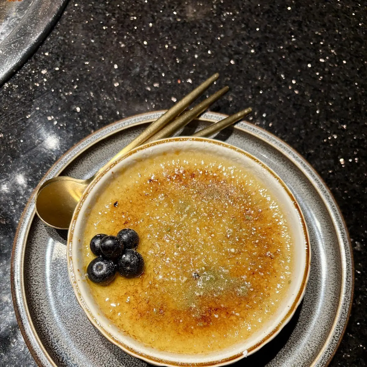 Green Tea Cream Brûlée