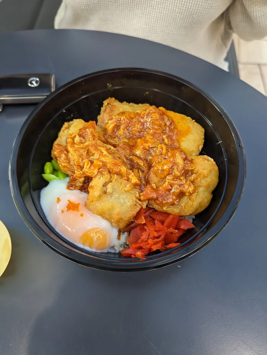 Salted Egg Karaage Chicken Soba