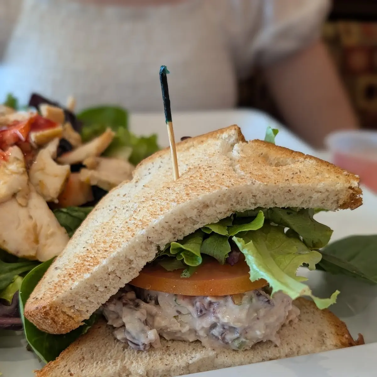 Salad on Gluten Free Bread
