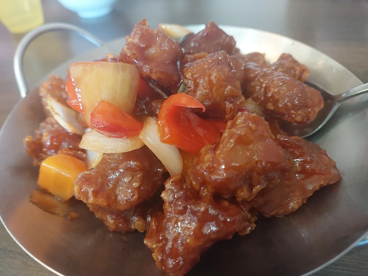 Sweet & Sour Pork, L'il Buddha Asian Cuisine