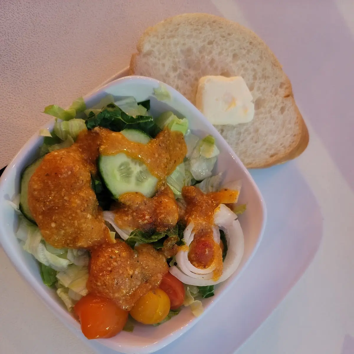 Salad with Italian Dressing