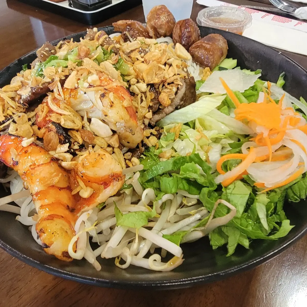 B1 Grilled Pork Shrimp and Egg Rolls Vermicelli