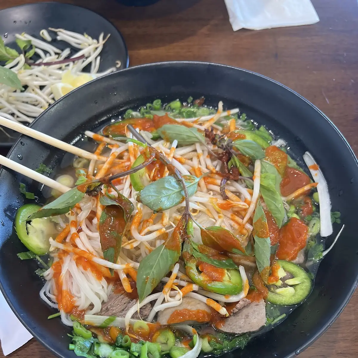 Phở Tái Lăn ĐẶC Biệt w Seared Filet Mignon