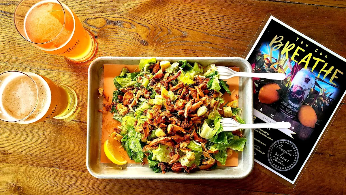 Chicken Caesar Salad, Overflow Brewing Company