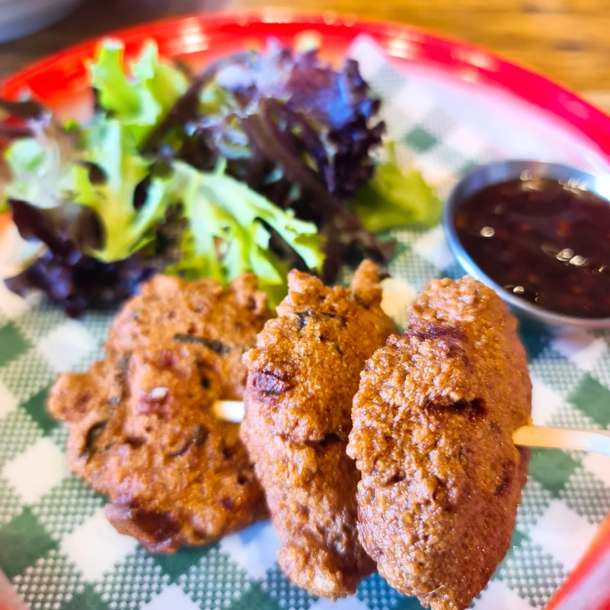 Deep Fried Fish Cake, Thaiger Rabbit by Ying Thai