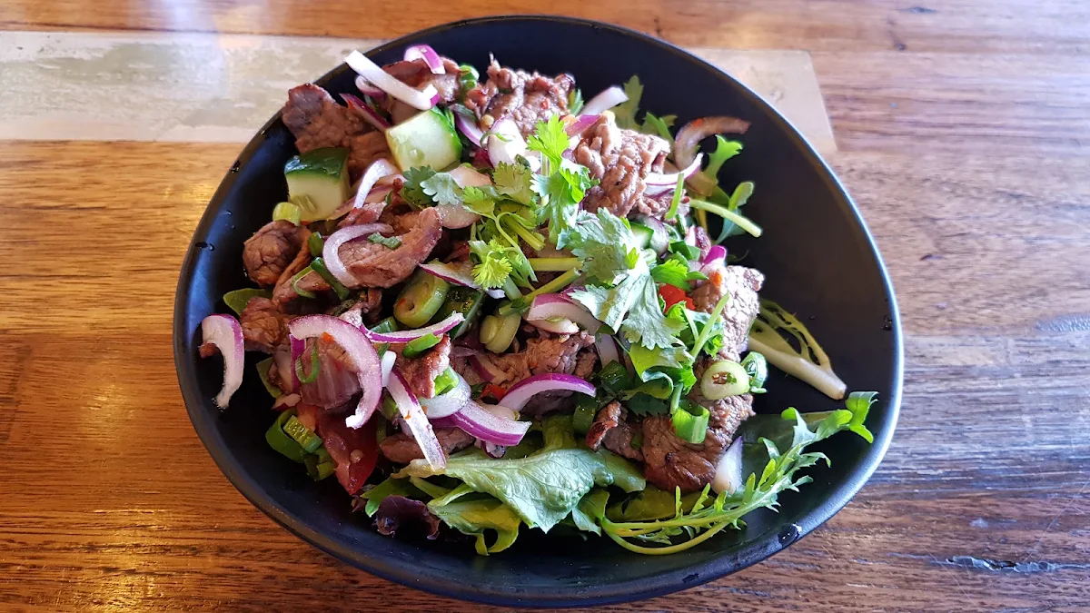 Num Tok Salad, Thaiger Rabbit by Ying Thai