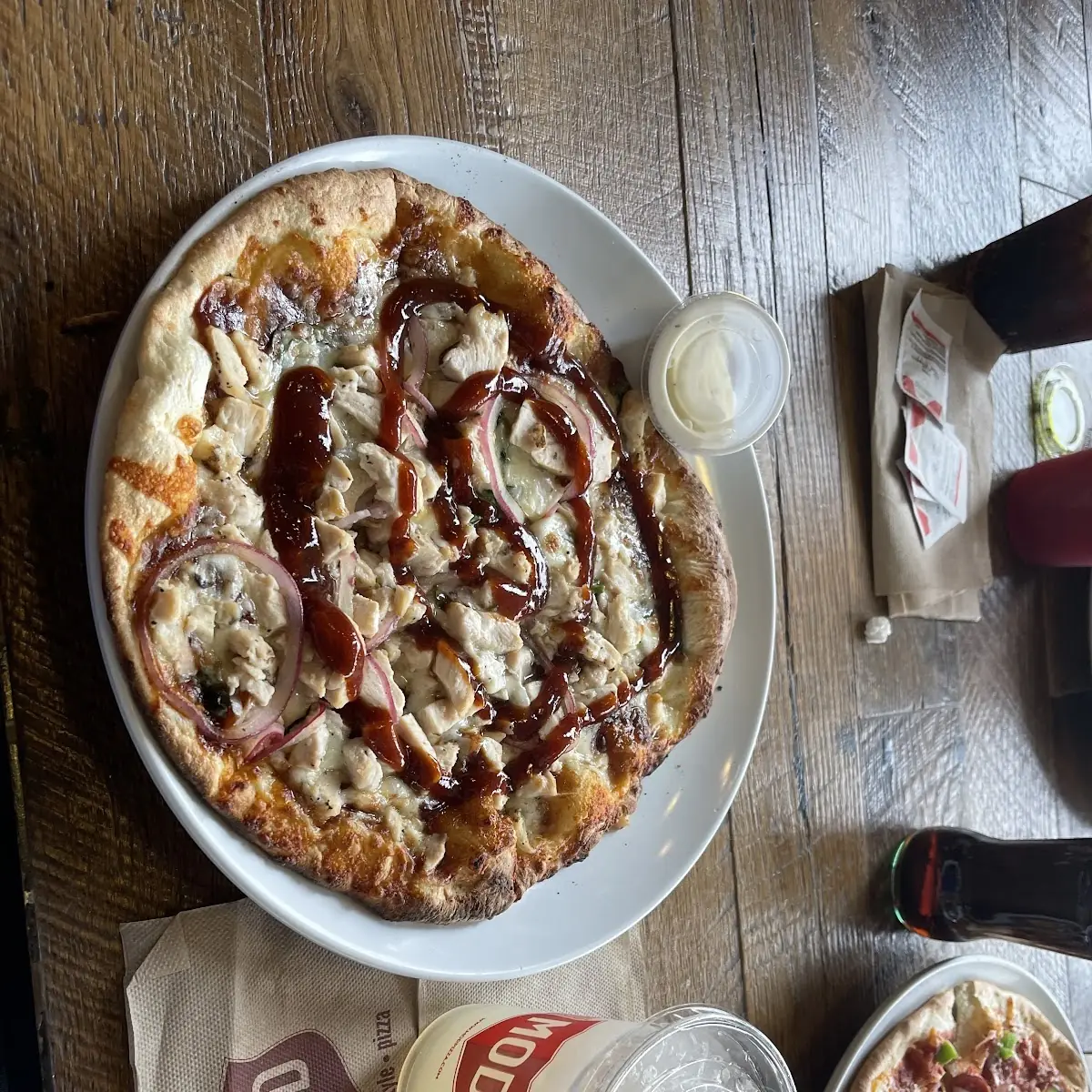 BBQ Chicken Pizza with Extra Cheese