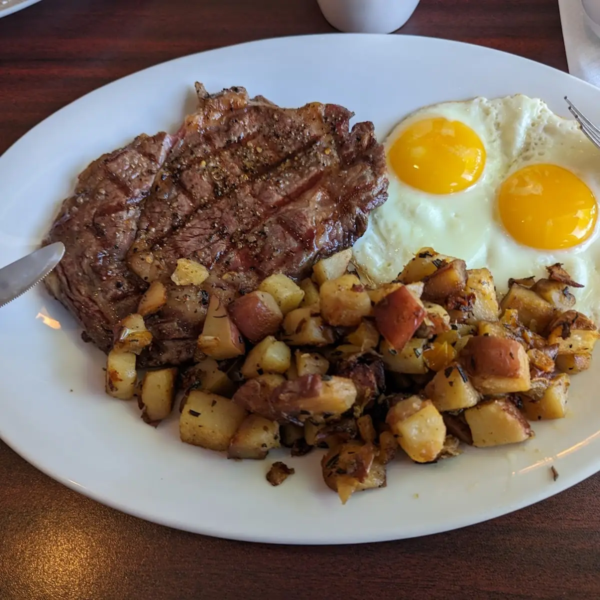 Ribeye Steak and Eggs