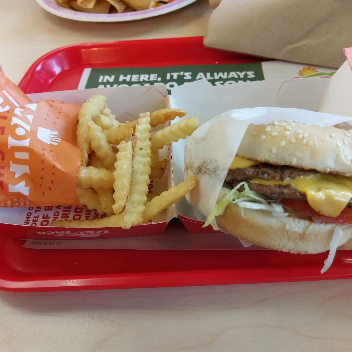 Burger and Fries
