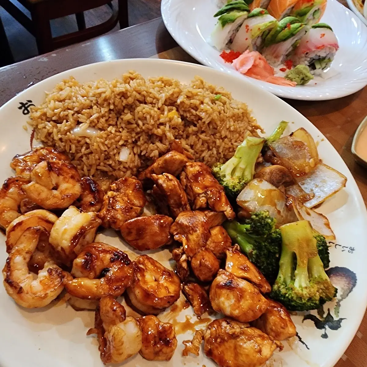 Teriyaki Shrimp and Fried Rice