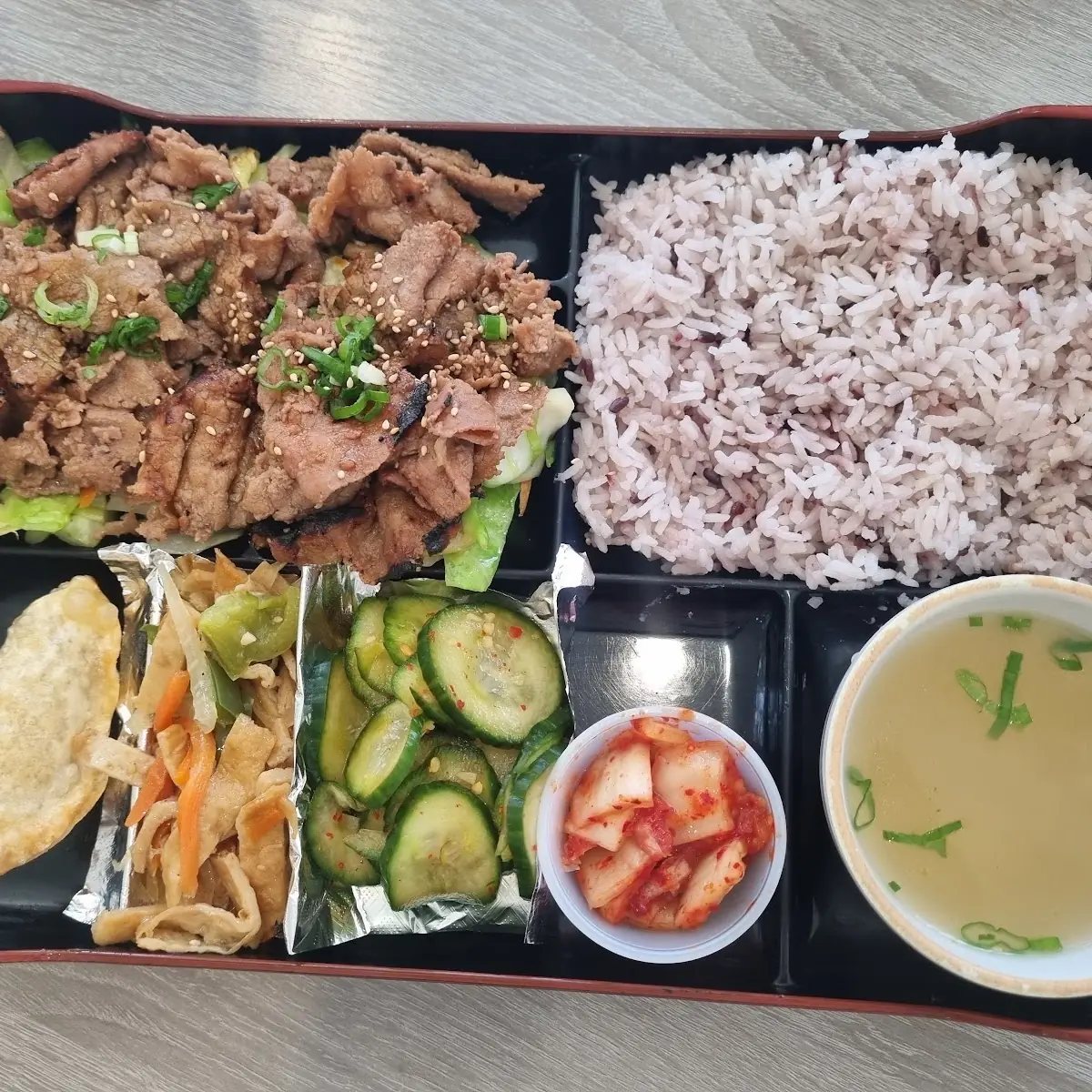 Bulgogi Rice Bento Box
