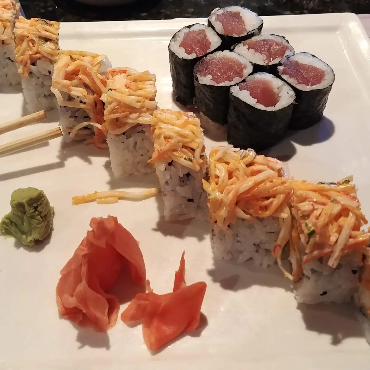 Tuna Roll and East Longmeadow Roll