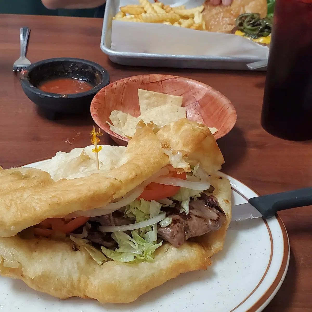Navajo Carne Asada Sandwich