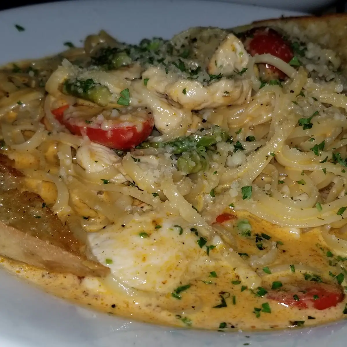Seafood Alfredo Pasta Carbonara