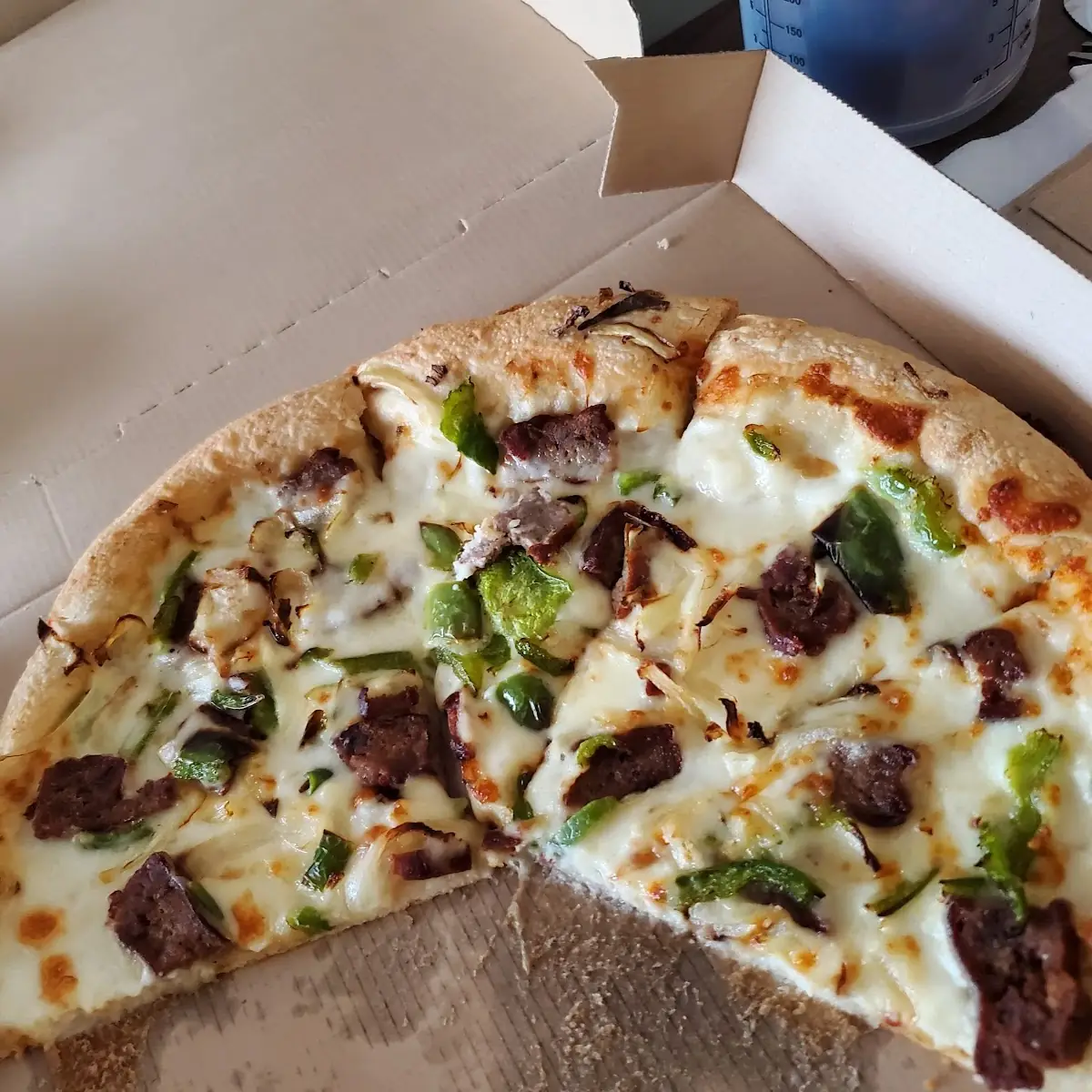 Cheesesteak Pizza