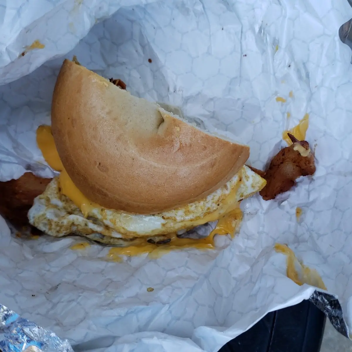 Bacon Egg Cheese Bagel