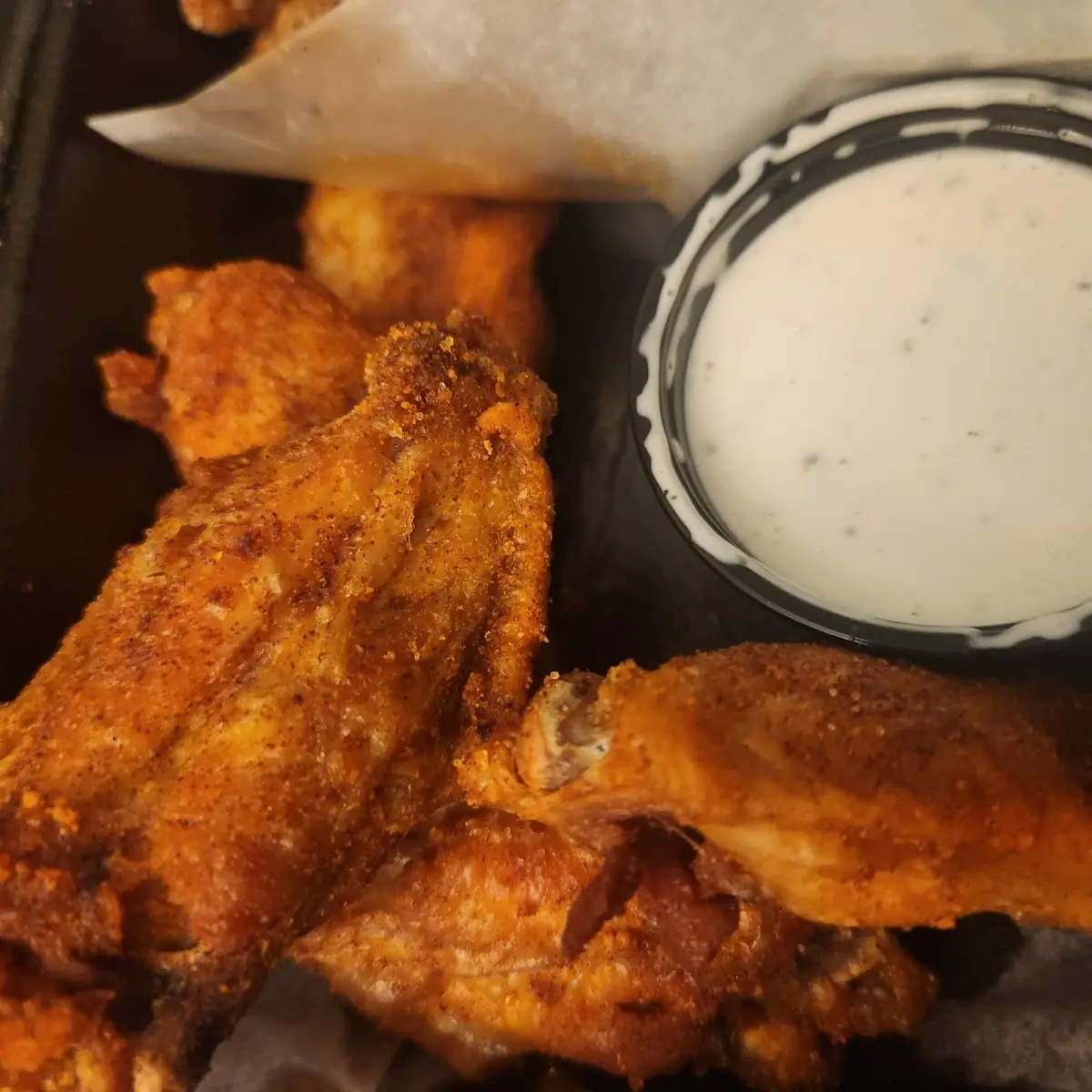Cali Rub Wings with Ranch