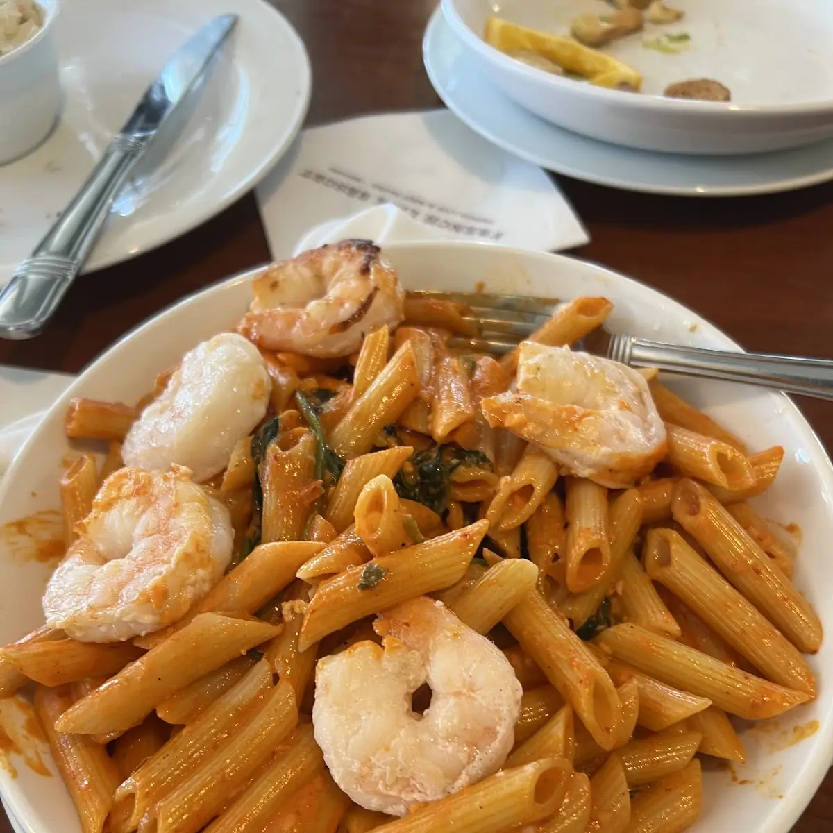 Shrimp Pasta Bolognese