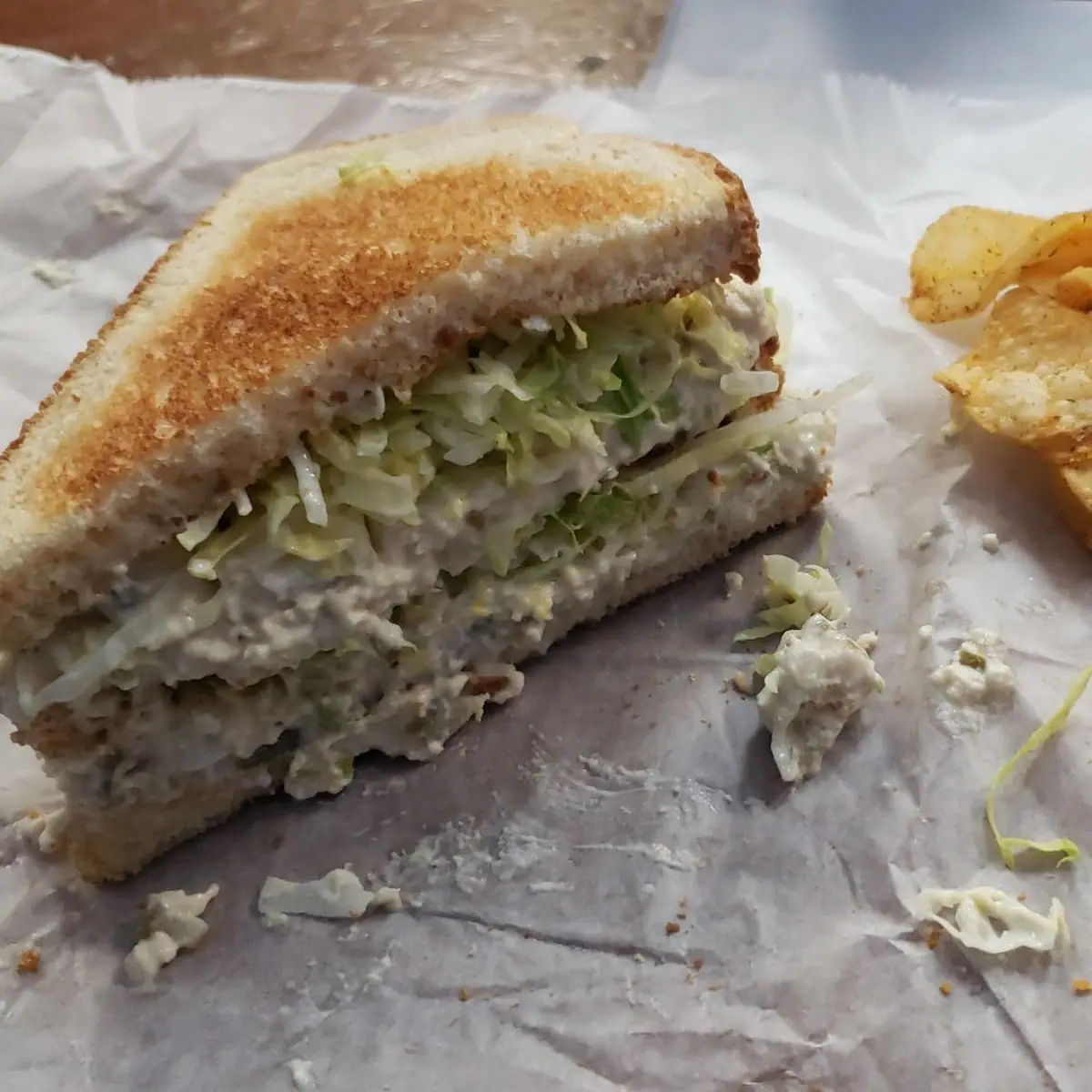 Large Chicken Salad Toasted Sandwich