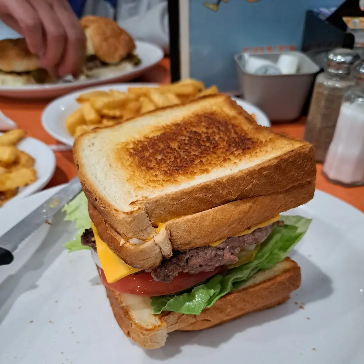 Grilled Cheese Cheeseburger