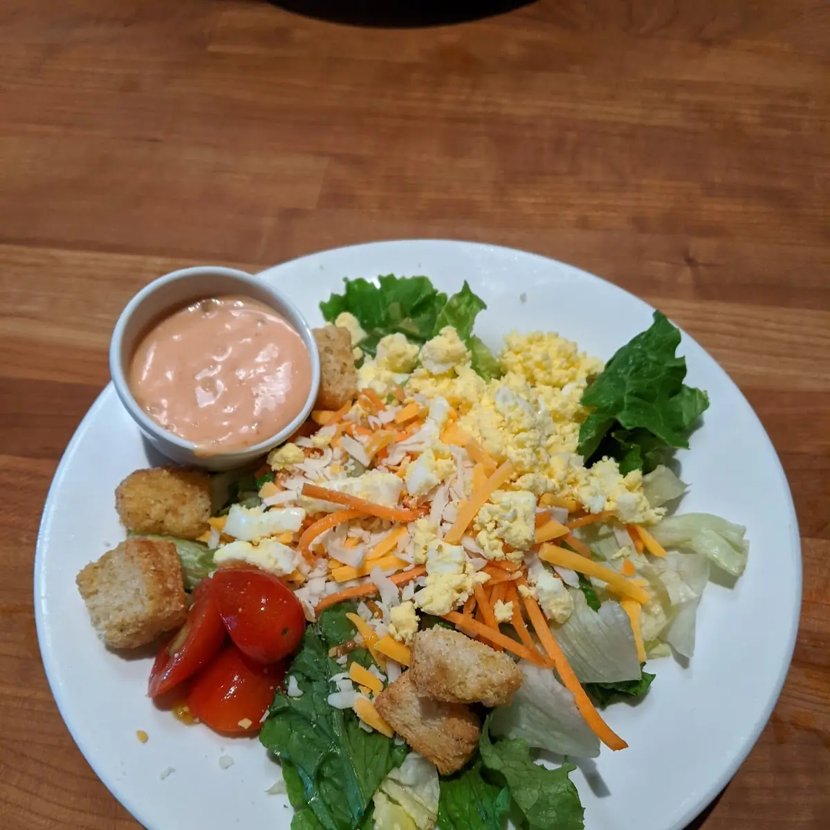 Crispy Chicken Tender Salad