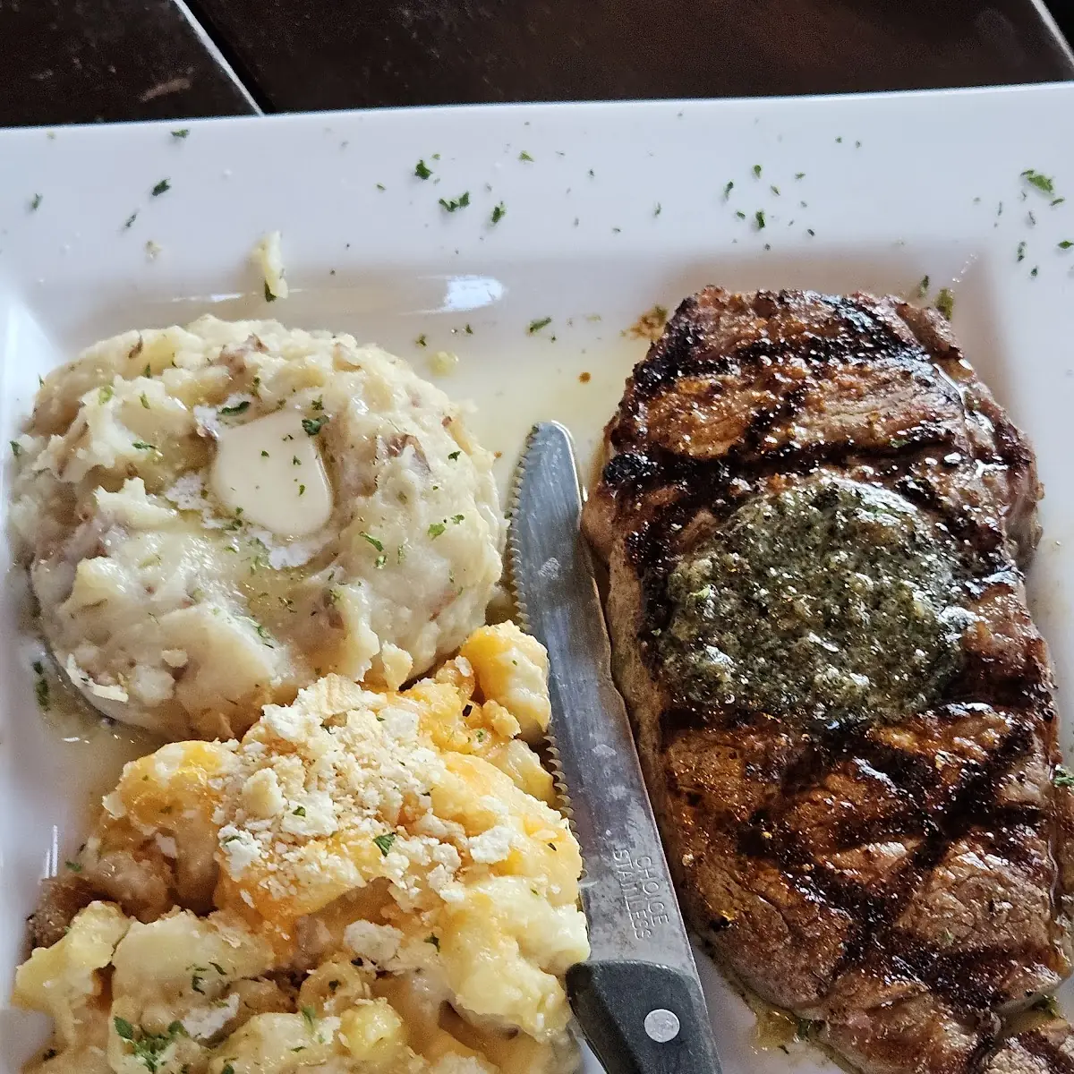 Mashed Potatoes and Mac and Cheese