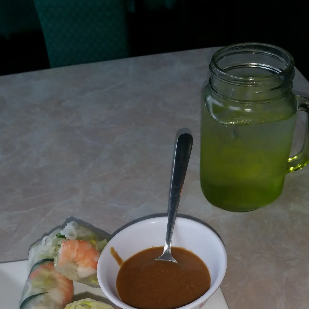 Shrimp Spring Roll with Peanut Sauce