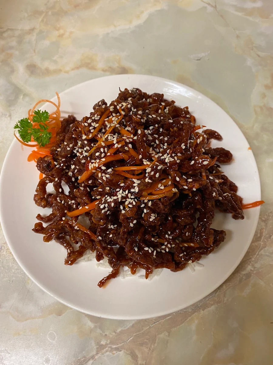 Peking Shredded Chilli Beef, Awesome Noodle Asian Cuisine