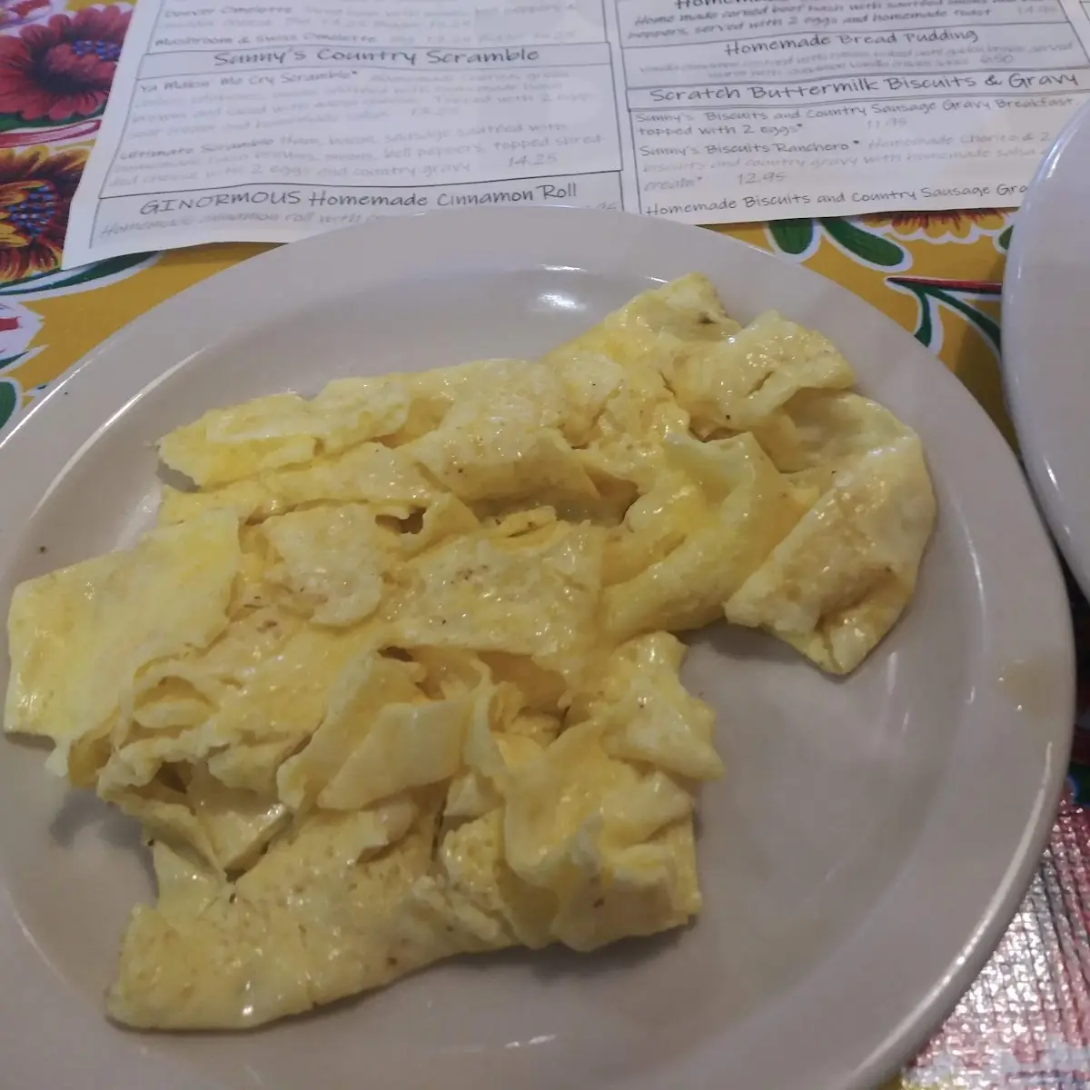Diced Ham & Scrambled Eggs