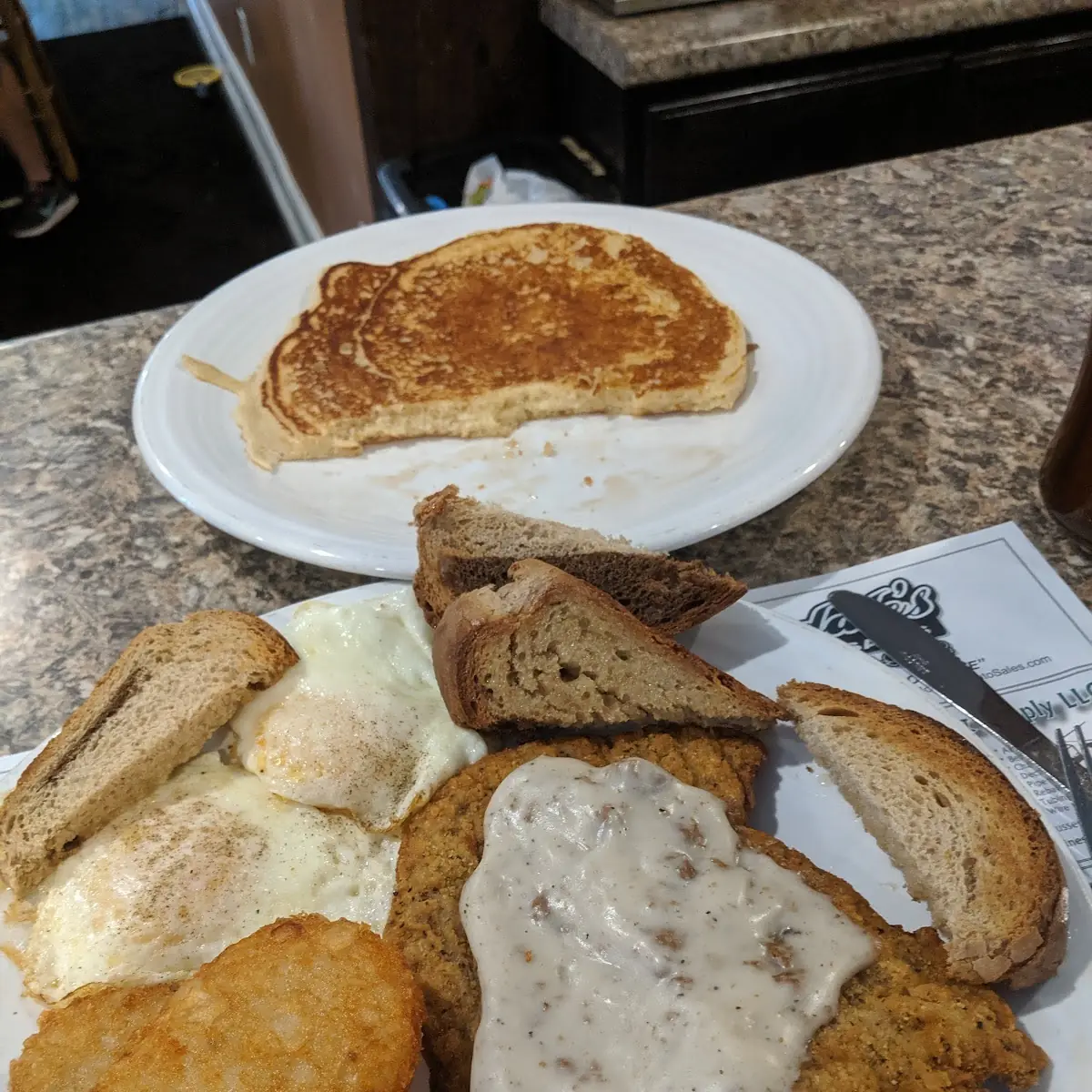 Chicken Fried Steak and Eggs