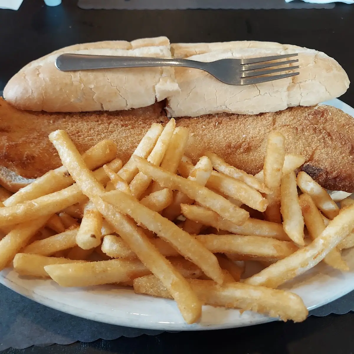 Whole Fish Sandwich with Fries