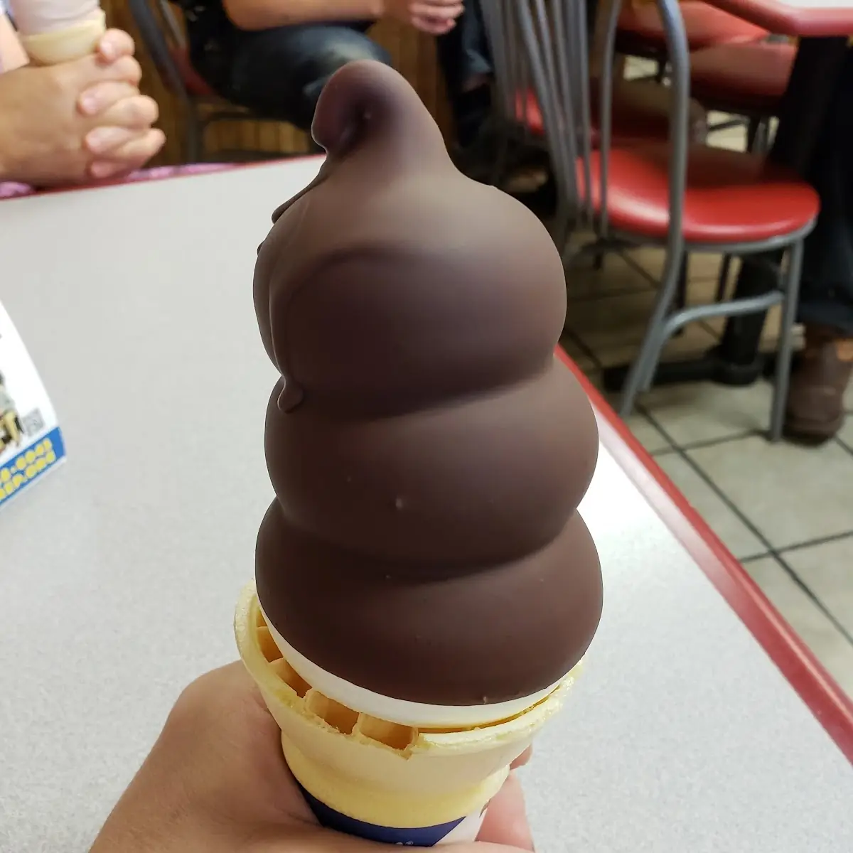 Chocolate Dipped Vanilla Ice Cream
