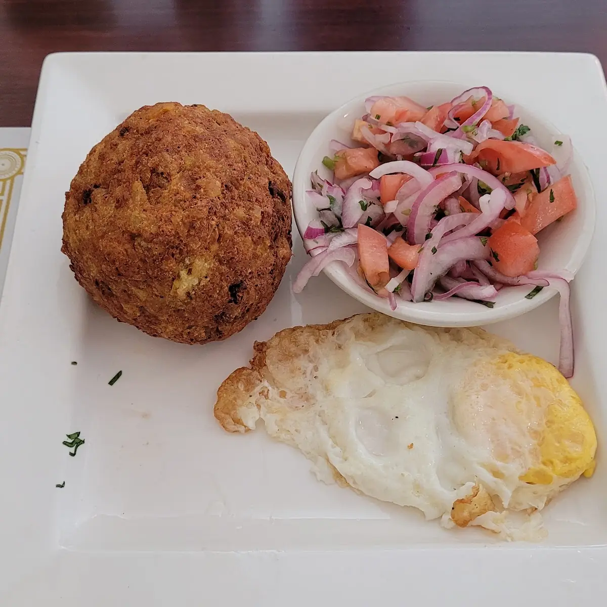 Bolón Mixto Mixed Stuffed Plantain Ball