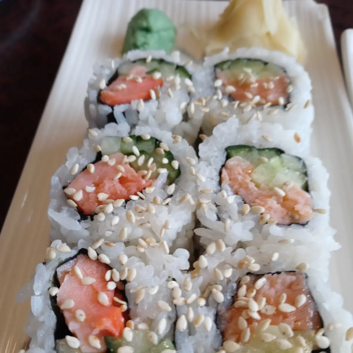 Smoked Salmon Sushi