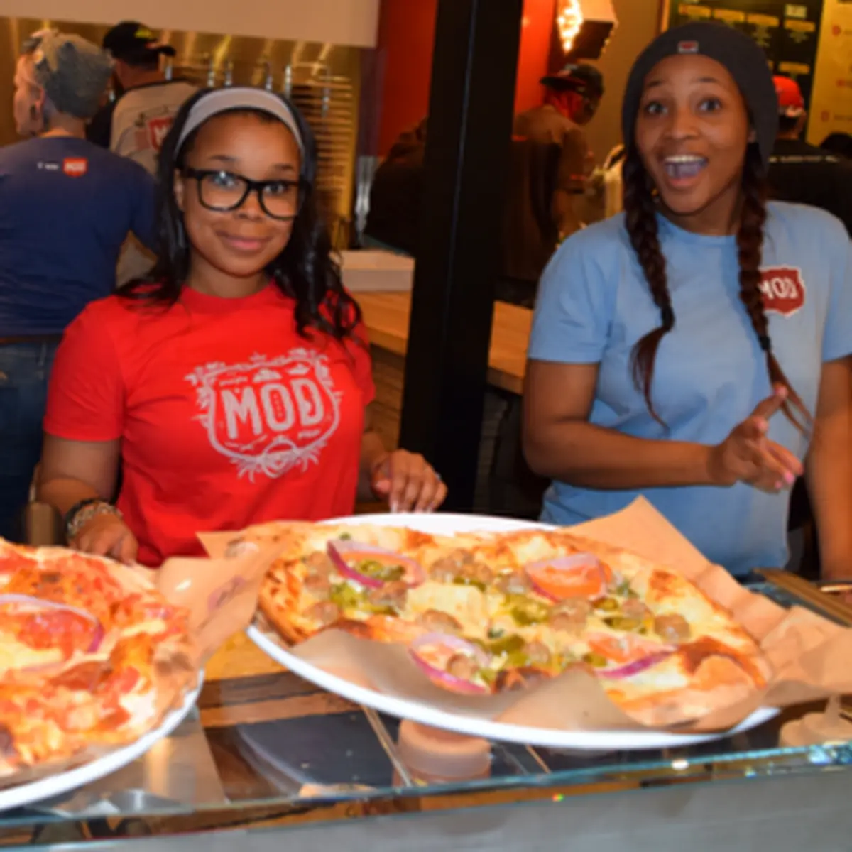 Freshly Made Pizza with a Smile