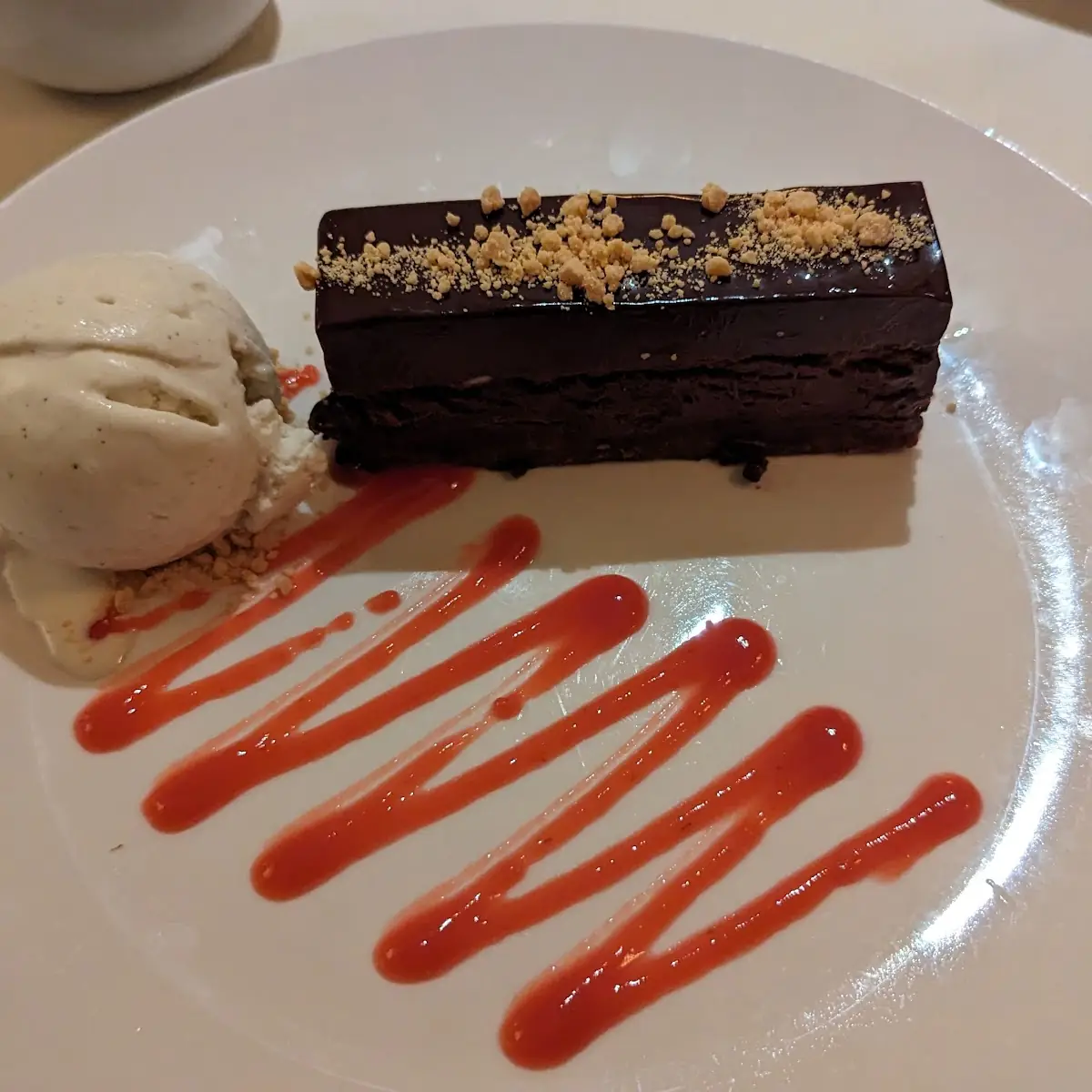Valrhona Chocolate Brownie a La Mode