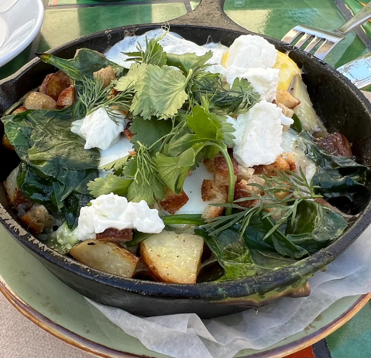 Cast Iron Fried Eggs