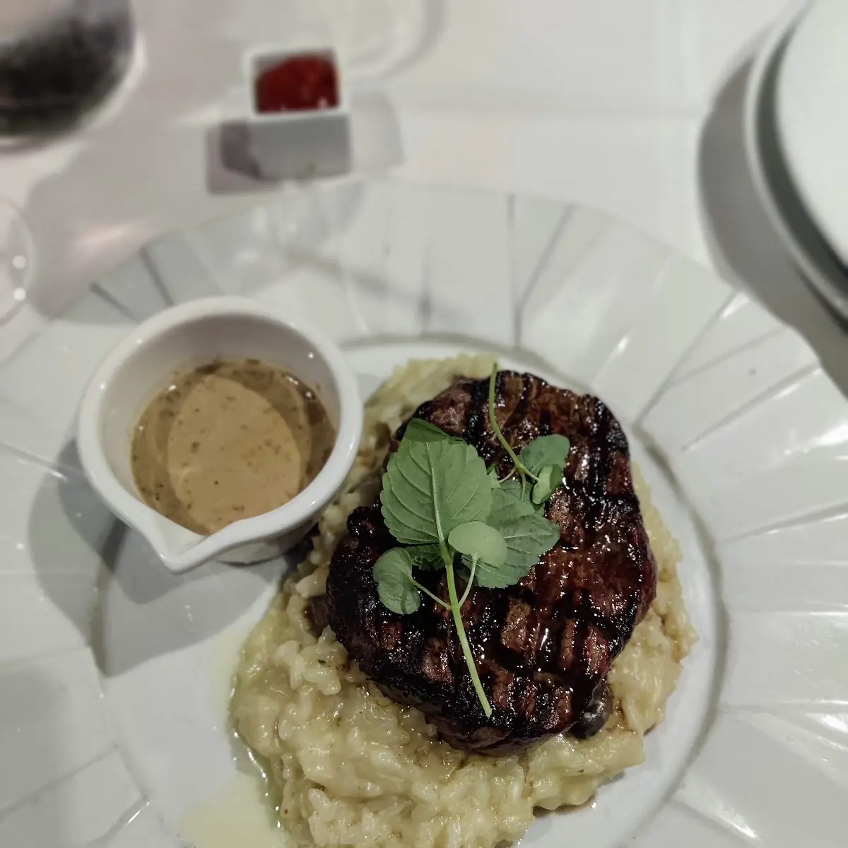 Filet Mignon Risotto Funghi
