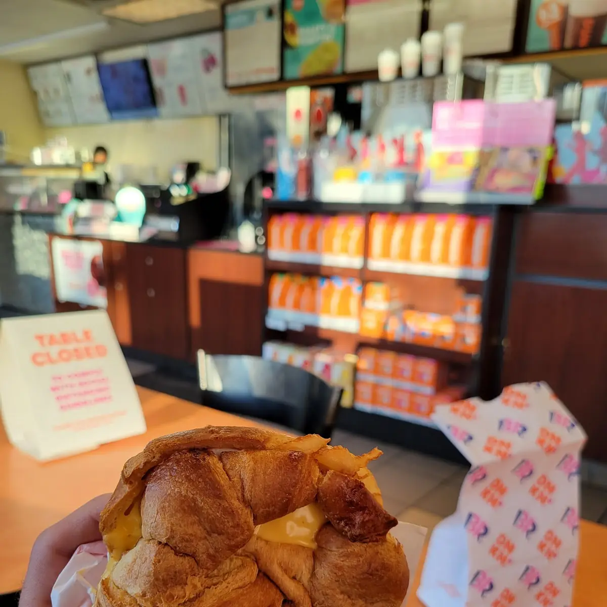 Egg Cheese & Bacon Croissant