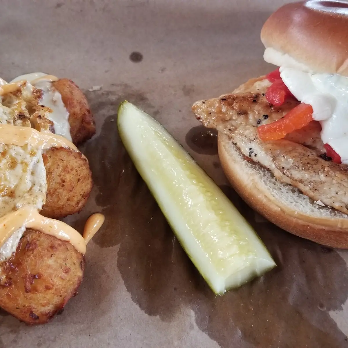 Chicken and Goat Cheese Sandwich