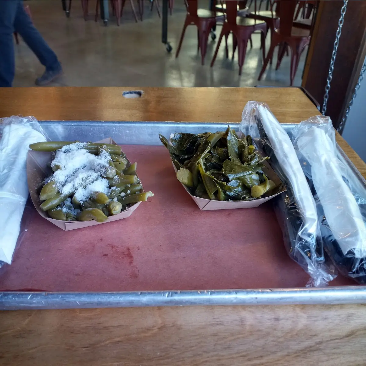 Green Beans & Collard Greens