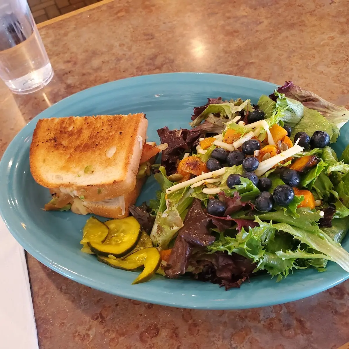 Half Sandwich and Salad