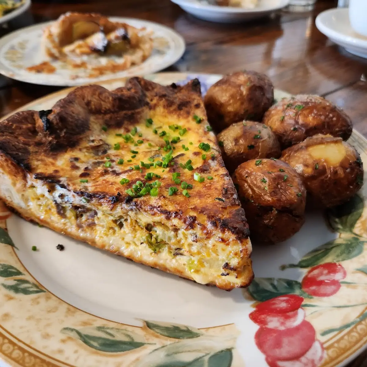 Mushroom & Creamed Spinach Quiche