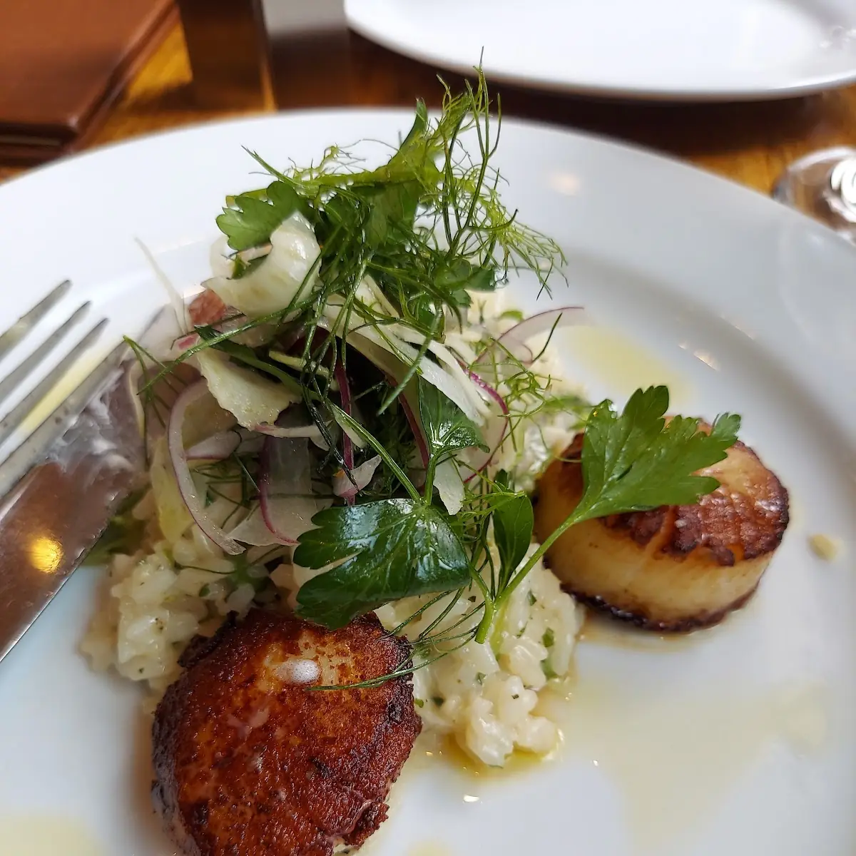 Sea Scallops Risotto