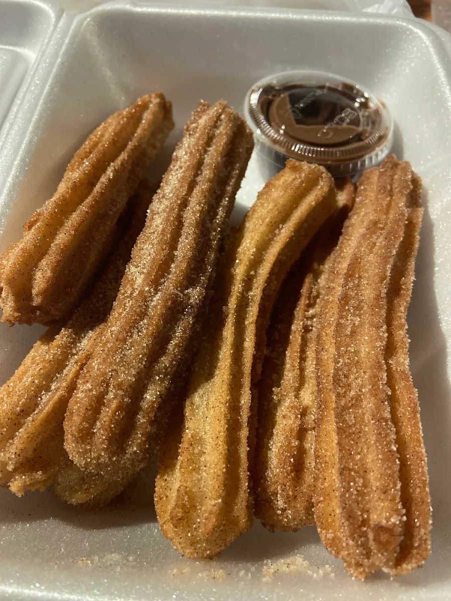 Churros with Chocolate Dipping Sauce