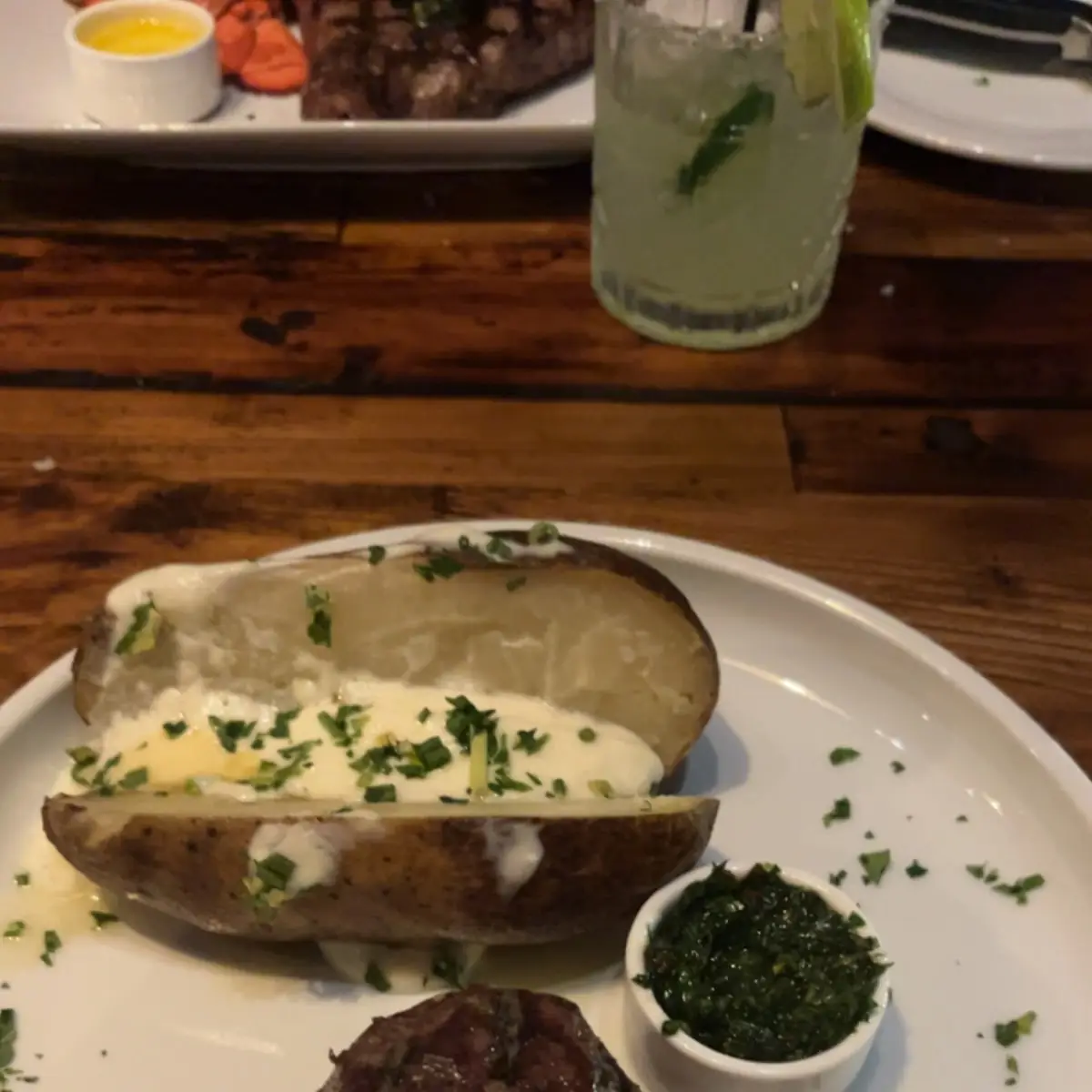 Filet and Baked Potato