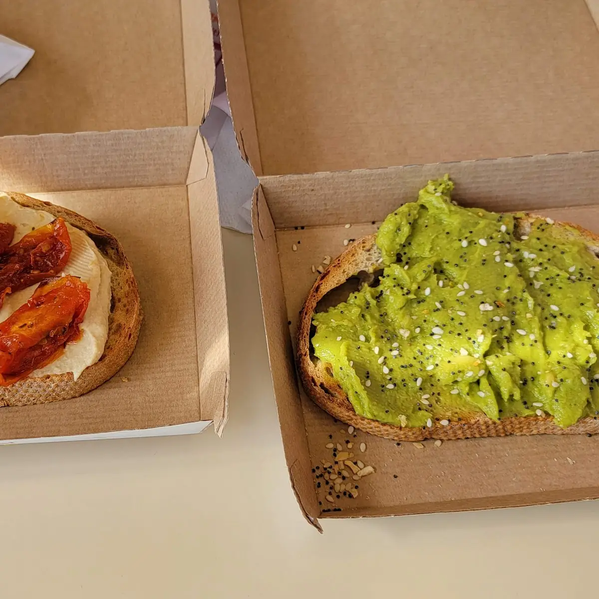 Hummus and Avocado Toast
