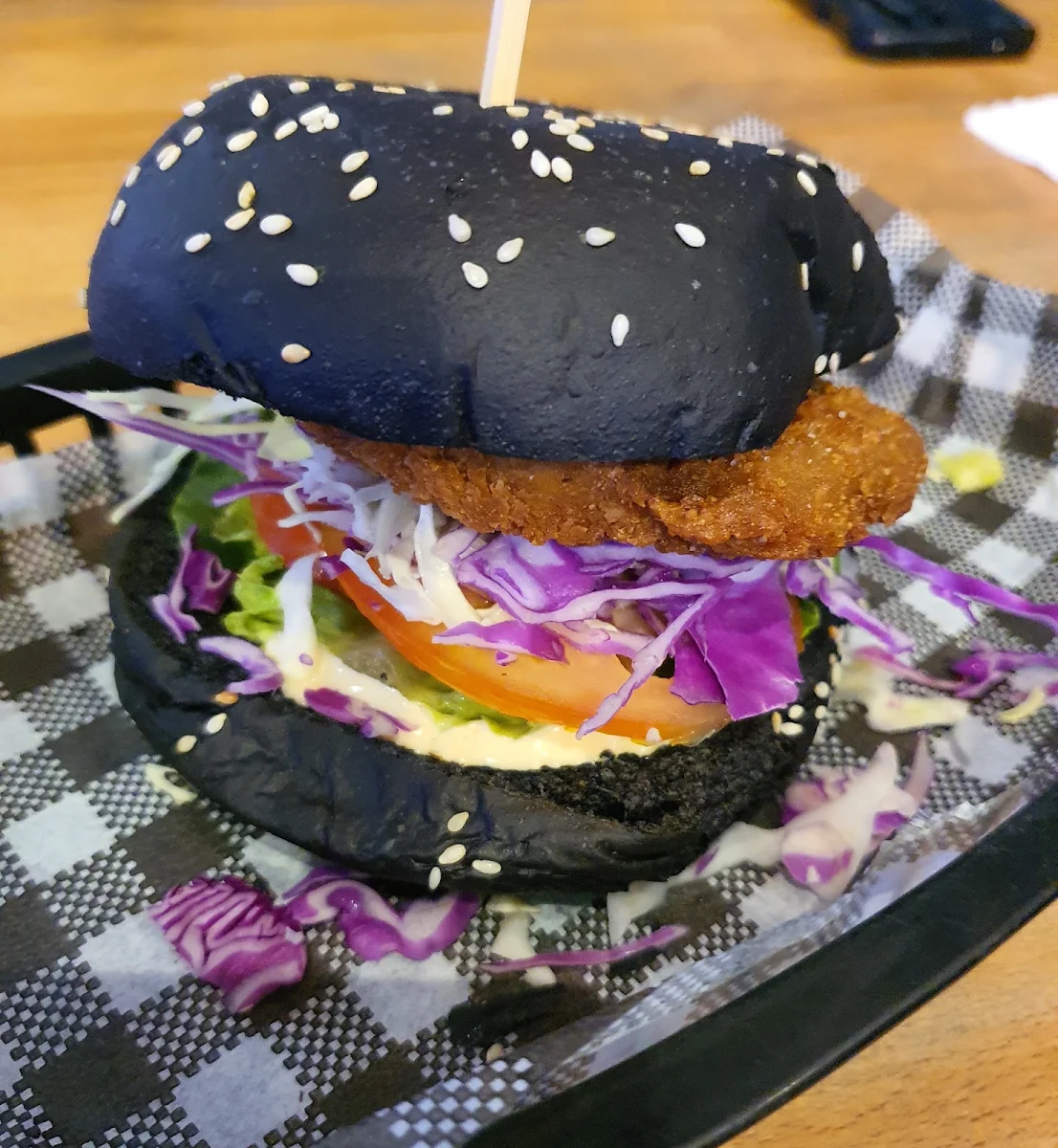 Smoked Salmon & Avocado Burger