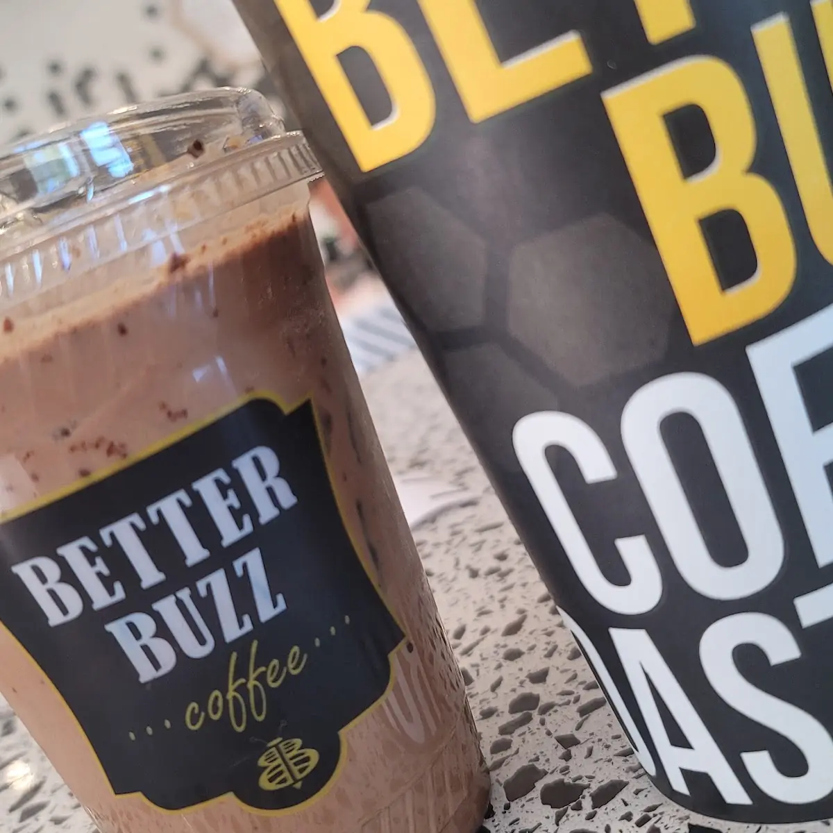 Iced Mocha and a Large Coffee